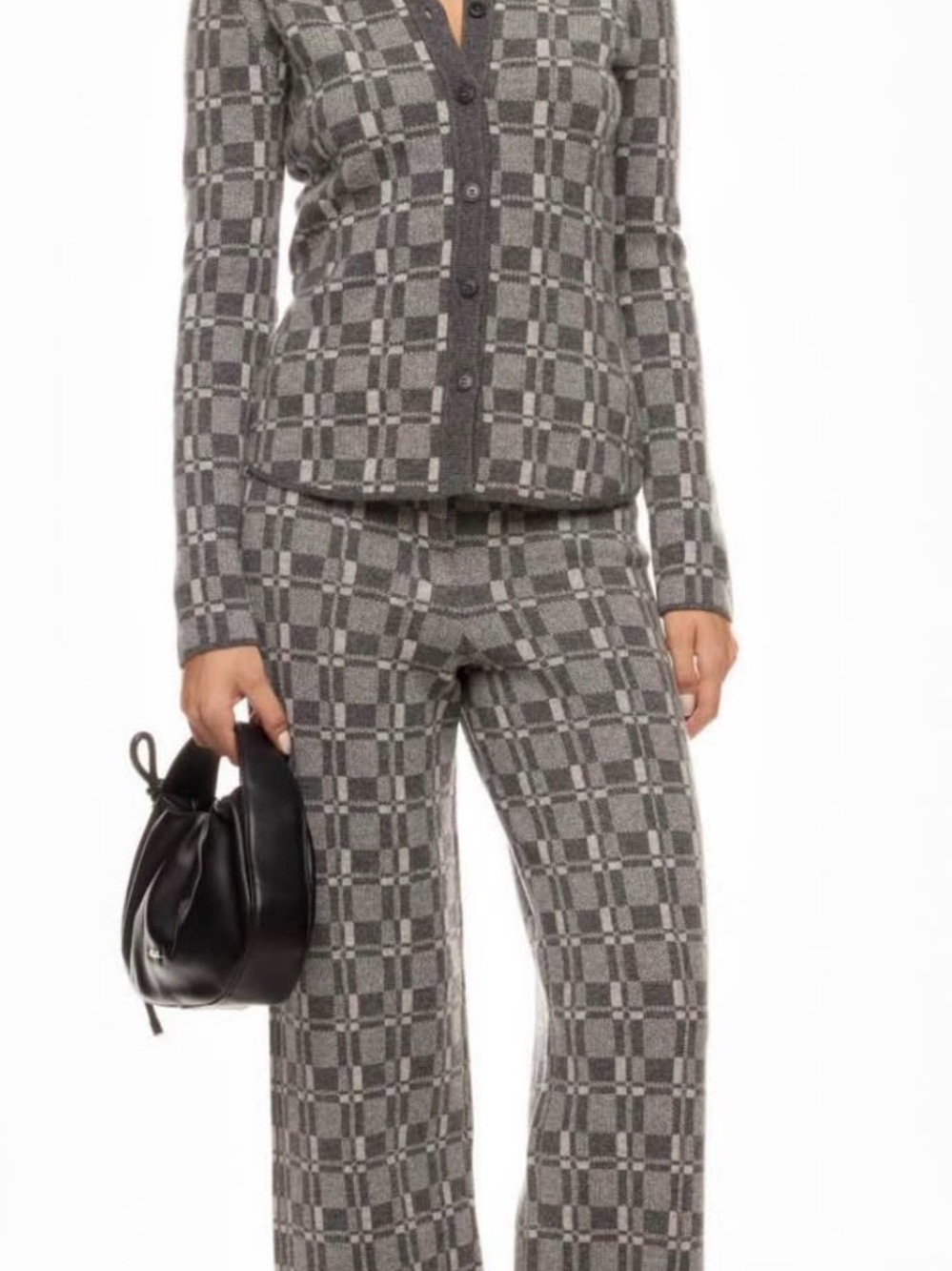 Naadam cashmere cardigan and pants set